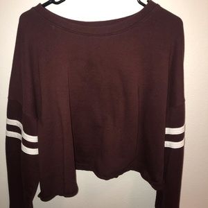 XL cropped sweatshirt from Charlotte Russe